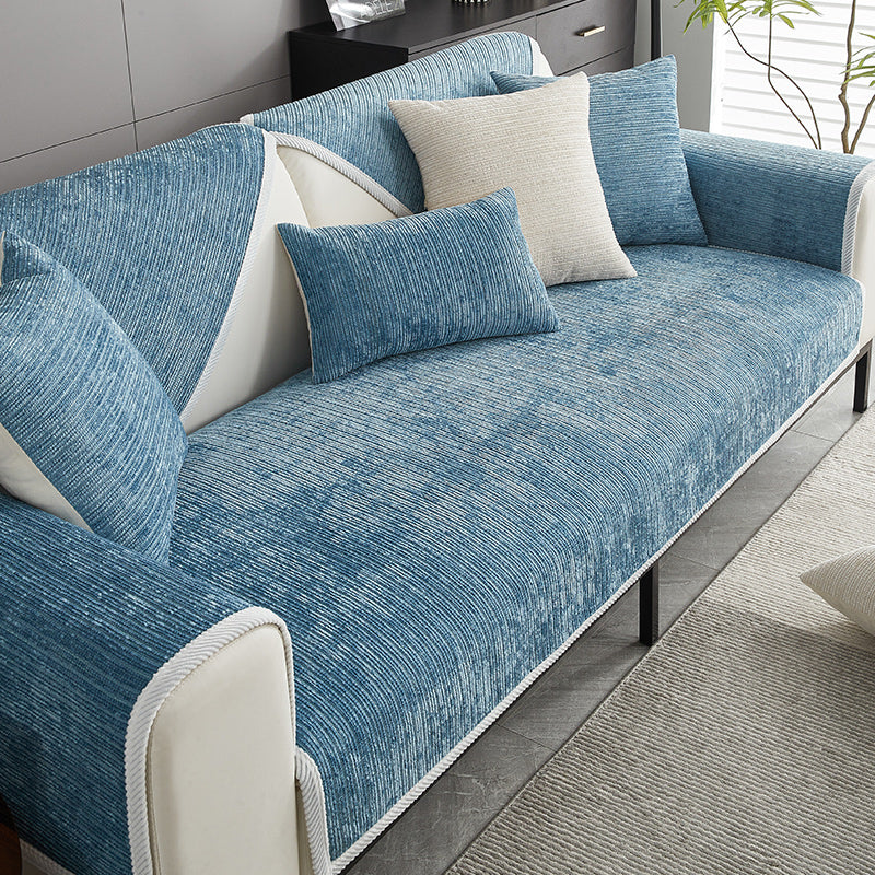 SofaSkins™ | Anti-scratch Chenille Sofabetræk | Beskyttende Luksusbetræk Til Kæledyr | Universal Pasform | L-formet Sofaprotektor | Blødt, Ridsefrit Mønstret Betræk