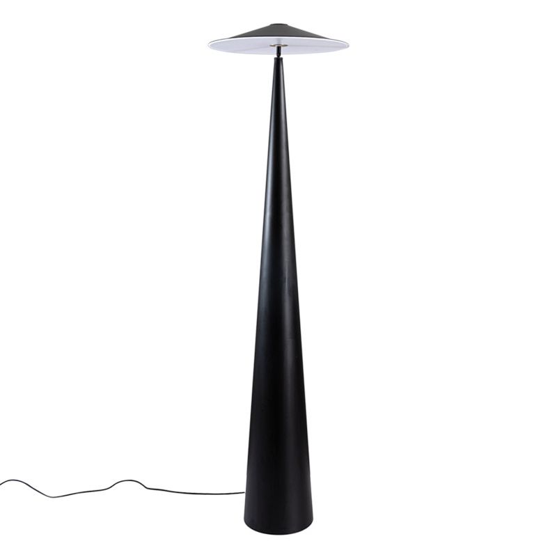 Florentino | Moderne Stehlampe | Schlankes Design | Passt ins Wohnzimmer, Schlafzimmer, Büro | Kompatibel mit verschiedenen Lichtquellen | Hohe