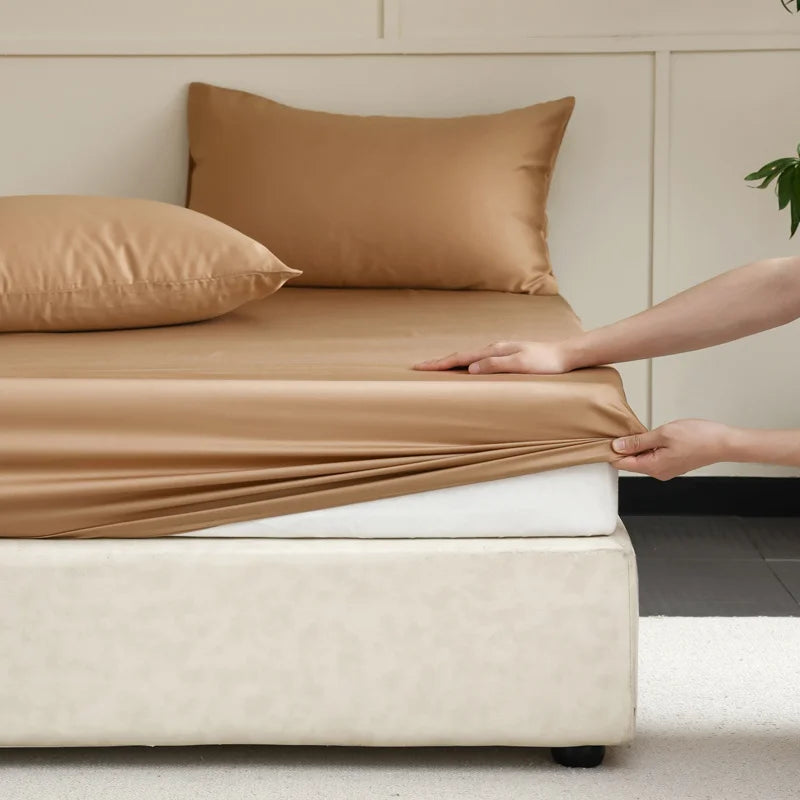 PureSilk | Lagen i Mulberry Silke | Naturligt Kølende og Blødt Sengelinned | Eksklusiv Luksus | Perfekt Pasform og Stil | Fugttransporterende og Hudvenlig Sovekomfort | Elegante Farver | Hjem og Indretning