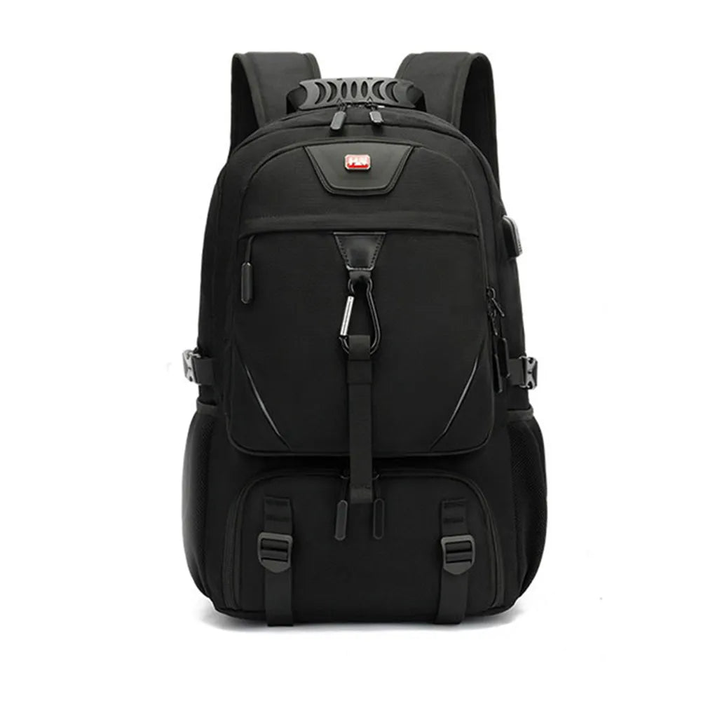 TechTrek Pro | Rummelig Rygsæk 50-80L med USB-Opladningsport | Robust, Vandafvisende og Komfortabel Design | Perfekt til Bytur og Eventyr |">×</