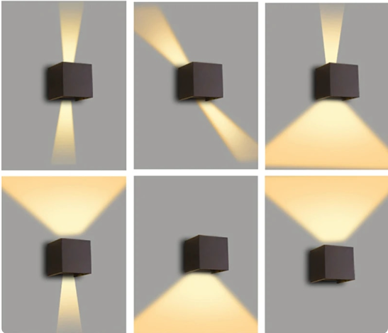 Cubelights™ LED Lysarmatur | Trådløs Væglampe Sæt | Stilfuldt Design | Justerbar Lysstyrke | Aluminium