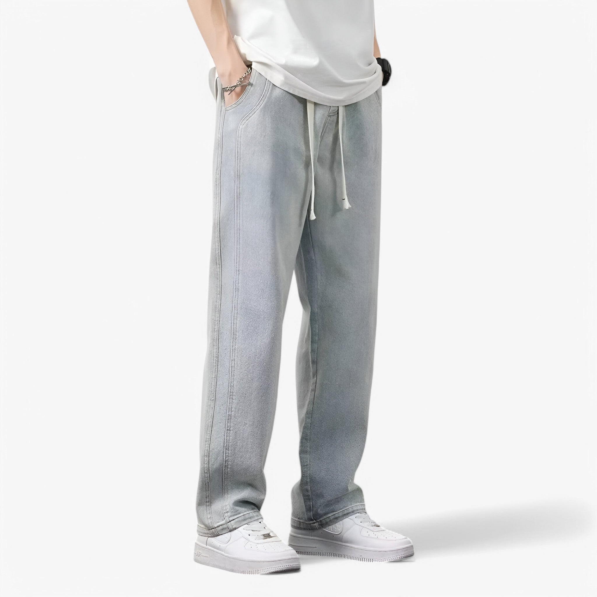 Jace | Denimbukser med brede ben - Trendy og komfortable