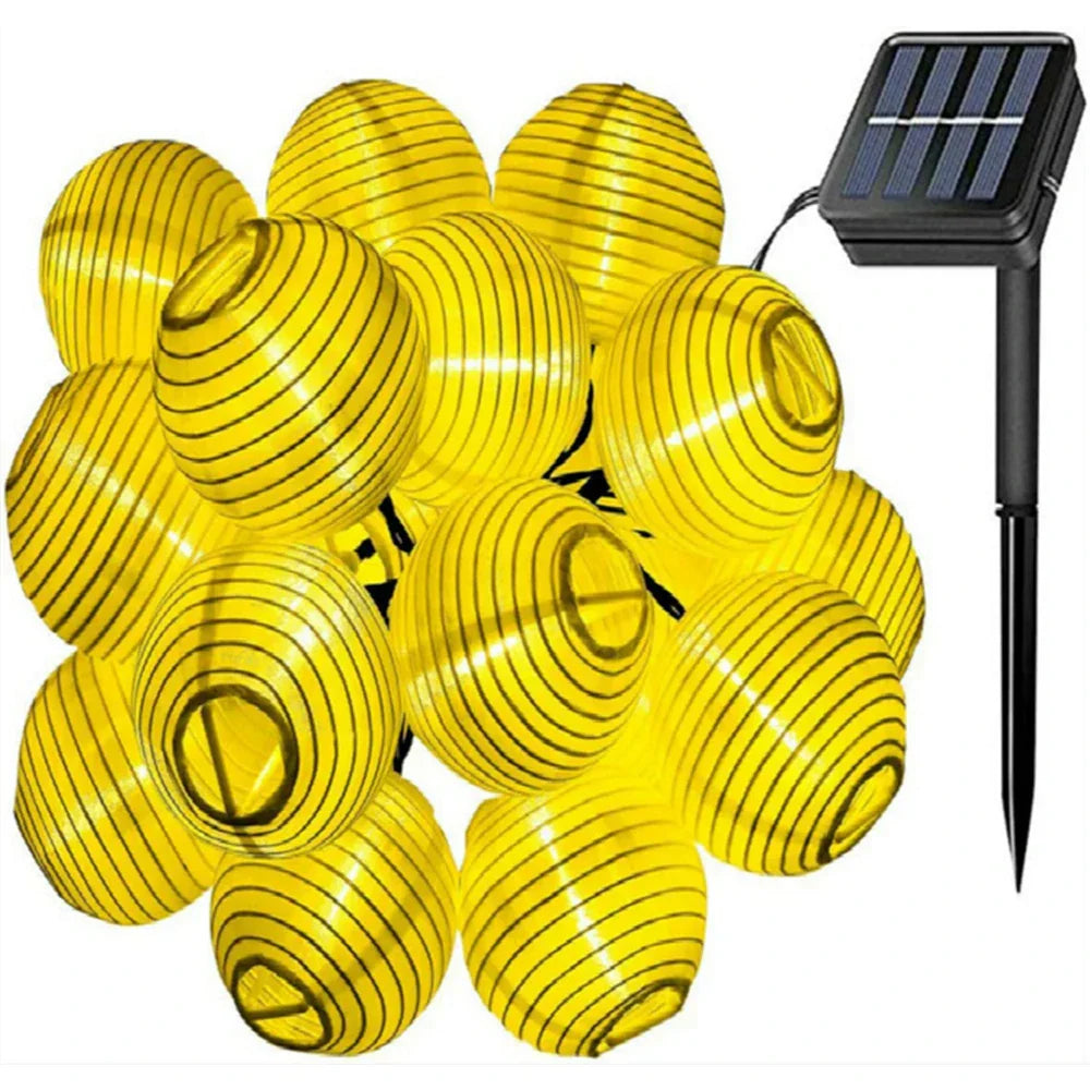 SolarGlow | Guirlande lumineuse solaire à cellules solaires | 10m 40 LED | Éclairage de jardin | Éclairage décoratif extérieur | Énergie solaire