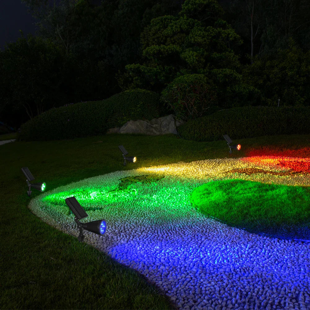 Luminoir | Solcellelampe til udendørs brug | Vejrtæt LED havelampe | Auto-opladning | Nem installation | Energibesparende belysning | Passer til