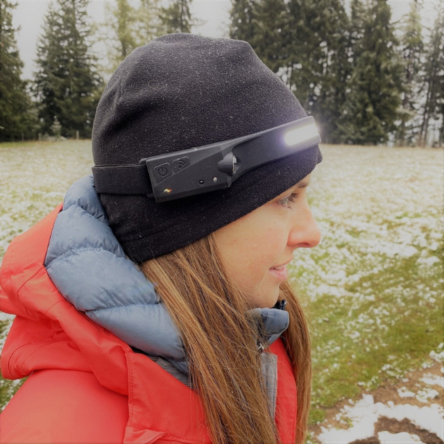 Emiyo | Akumulatorowa latarka czołowa LED | Wodoodporna | Oświetlenie 230° | USB-C | 5 ustawień światła | Certyfikat CE