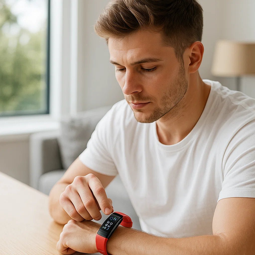 BIOWATCH Smartwatch | EKG- und Blutdruckmessung | Schlafüberwachung | Handgelenksüberwachung | Wasserdicht (IP67) | Lange Akkulaufzeit | Kompatibel mit iOS und Android | Intelligente Benachrichtigungen | USB-Ladefunktion