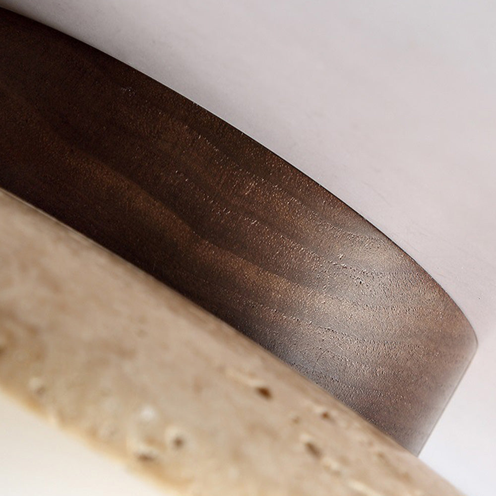 Moderne Wandleuchte | Beiges Glas | Holzrahmen | Walnussfarbe | Industrie-Stil | G9 Lichtquelle | 110V-120V | Dekorative Beleuchtung für Wohnzimmer,