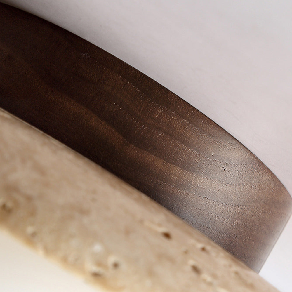 Moderne Wandleuchte | Beiges Glas | Holzrahmen | Walnussfarbe | Industrie-Stil | G9 Lichtquelle | 110V-120V | Dekorative Beleuchtung für Wohnzimmer,