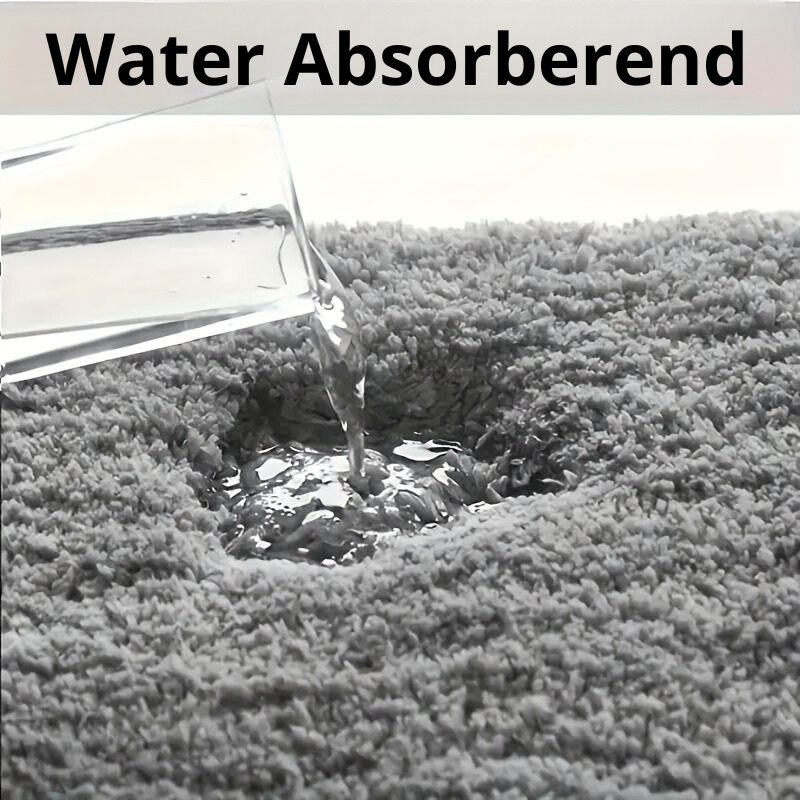 LuxaMat Luksuriøs Vandabsorberende Gulvmåtte | Geometrisk Design | Blødt og Holdbart | Sikker Anti-Slip Bagside | Flere