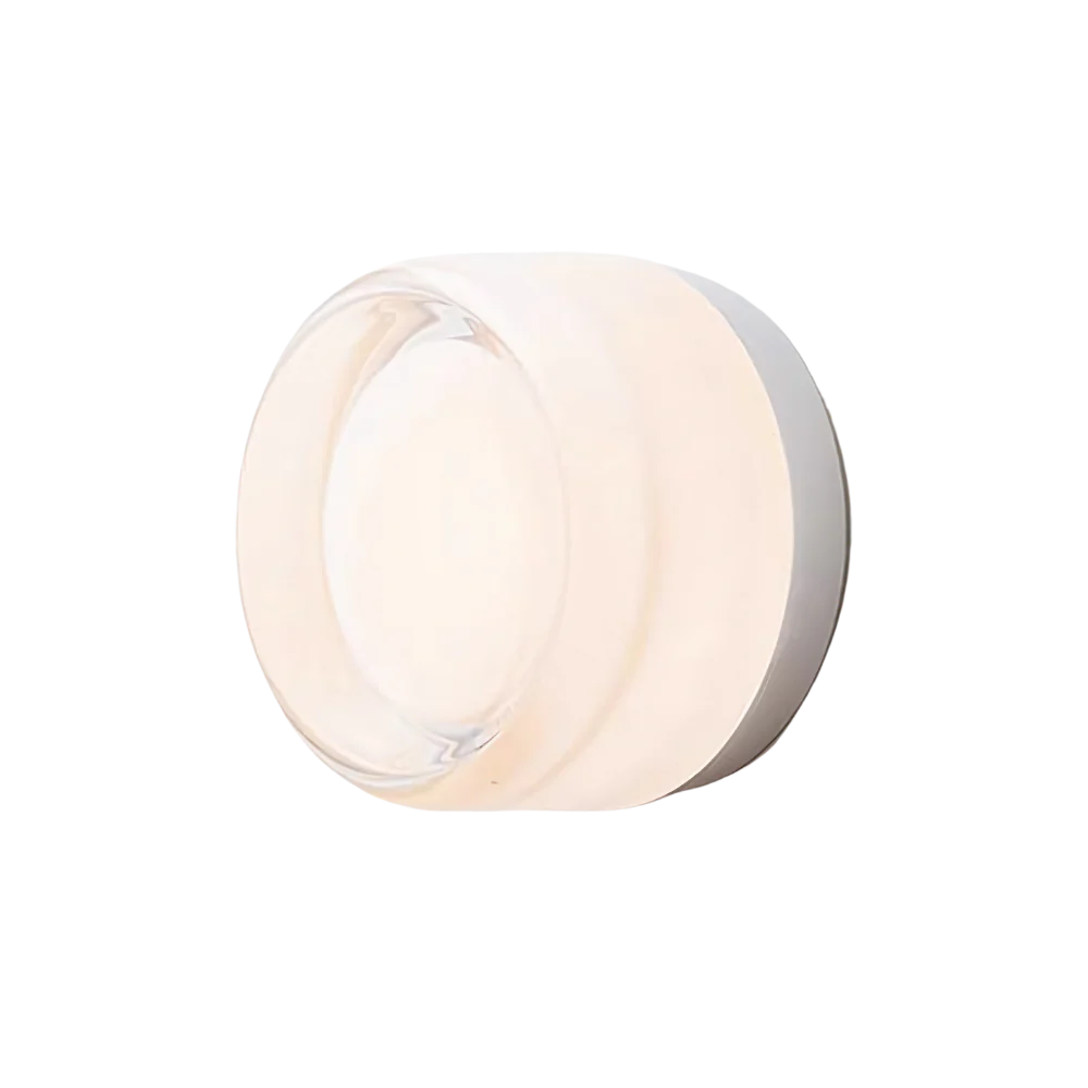 Nordisk Luminous Væglampe | Moderne Akryl Design | 3000K Varmt Hvidt LED Lys | Automatisk Sensor | Energibesparende 0,6W | Robust Aluminiumramme | Fås i Røggrå, Hvid, Amber | >50.000 Timer Brug