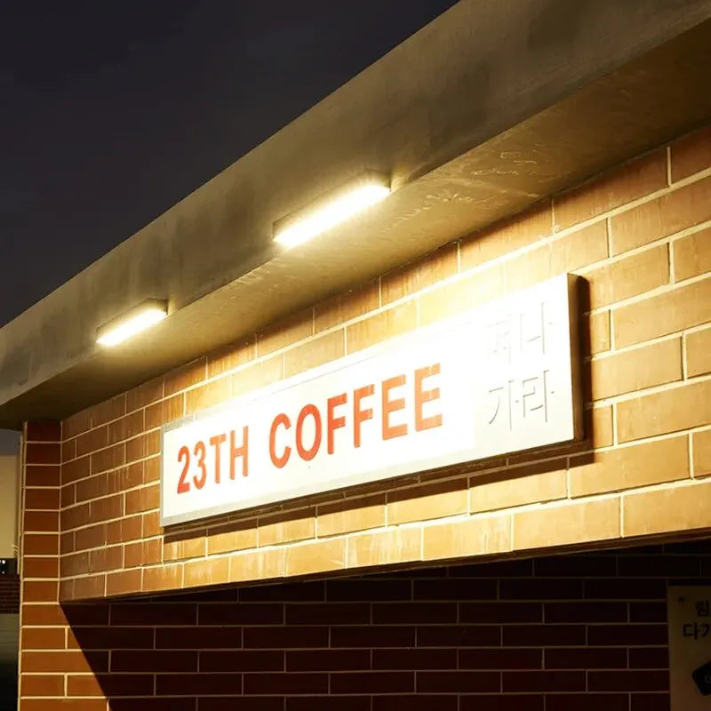 Lampe solaire LED extérieure | Étanche | Économie d'énergie efficace | Convient pour jardin | Taille 30x300mm | Design EcoGlow | Matériau ABS