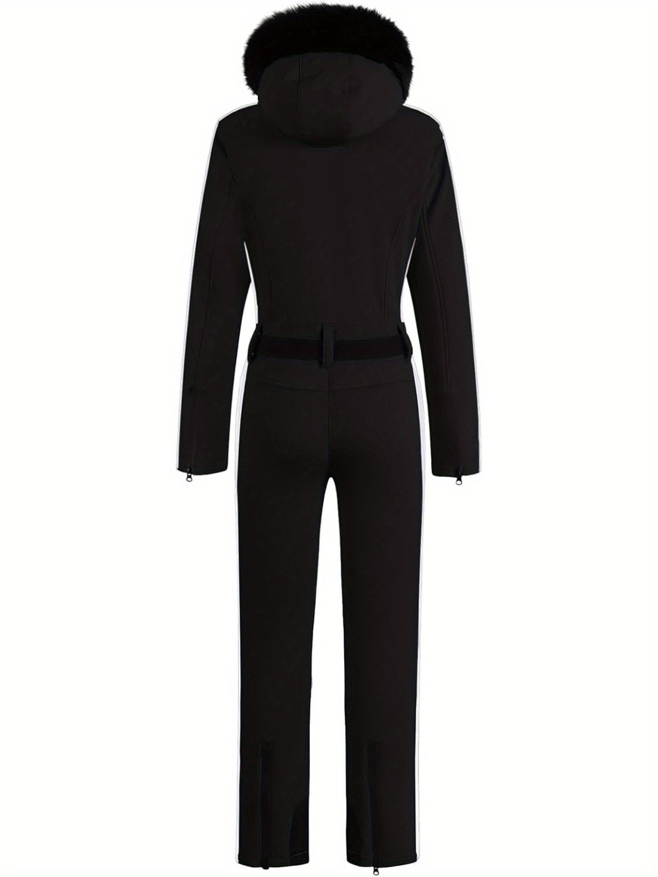 Dame Skidragt Jumpsuit | Vandtæt Design med Varmt For og Bæltedetalje | Essential Af Nikcky