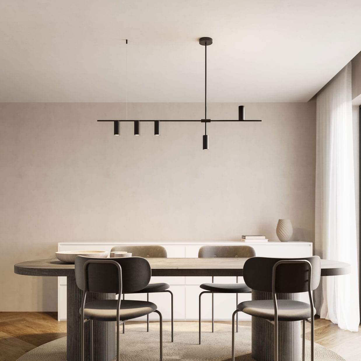 Design moderne | Éclairage de loft | Lampe économe en énergie | Matériaux de qualité | Luminosité réglable | Plusieurs styles | Idéal pour toutes les