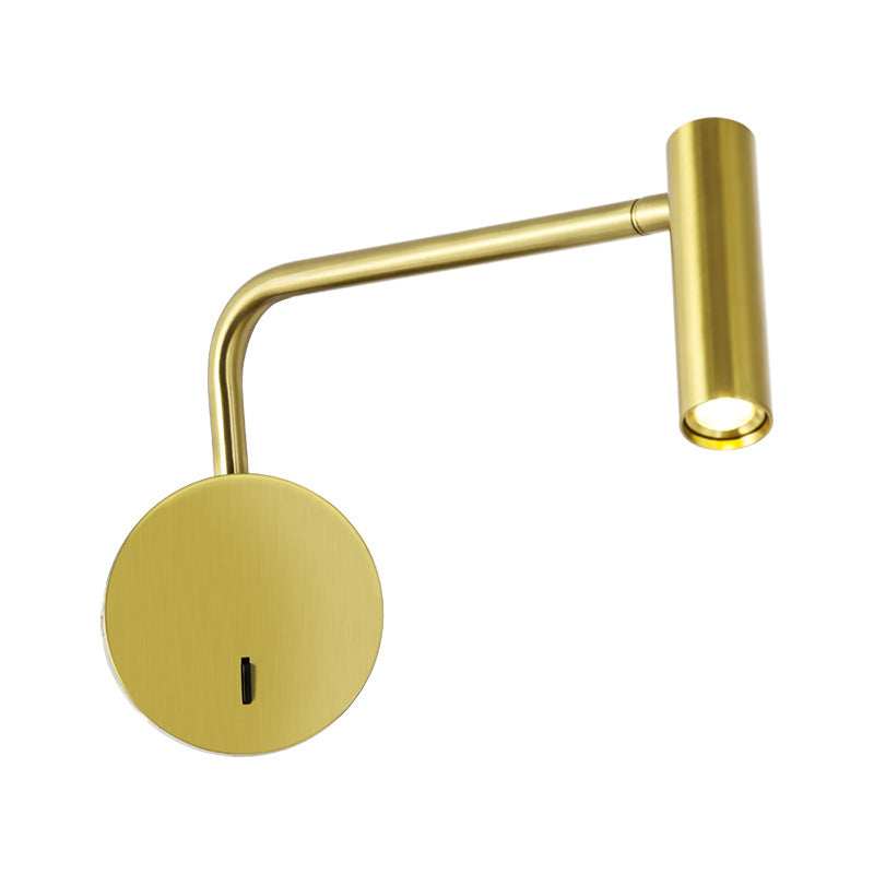 Orr LED-vägglampa | Modern design | Svart/Vit/Guld | Vardagsrum och sovrum | Metall och akryl | IP20 | 110-240V