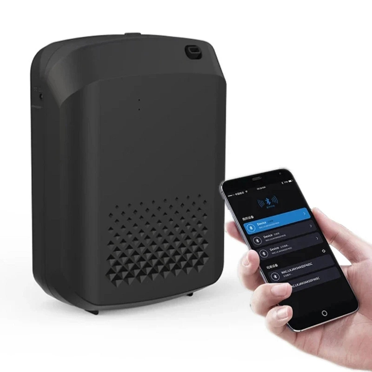Bluetooth Aroma Diffuser | Koldluftsteknologi | Væghængt duftspreder til hjem og kontor | App-styring | Op til 1000 m³ dækning | Lydløs design | 40 dages duft | Sikker for børn og kæledyr