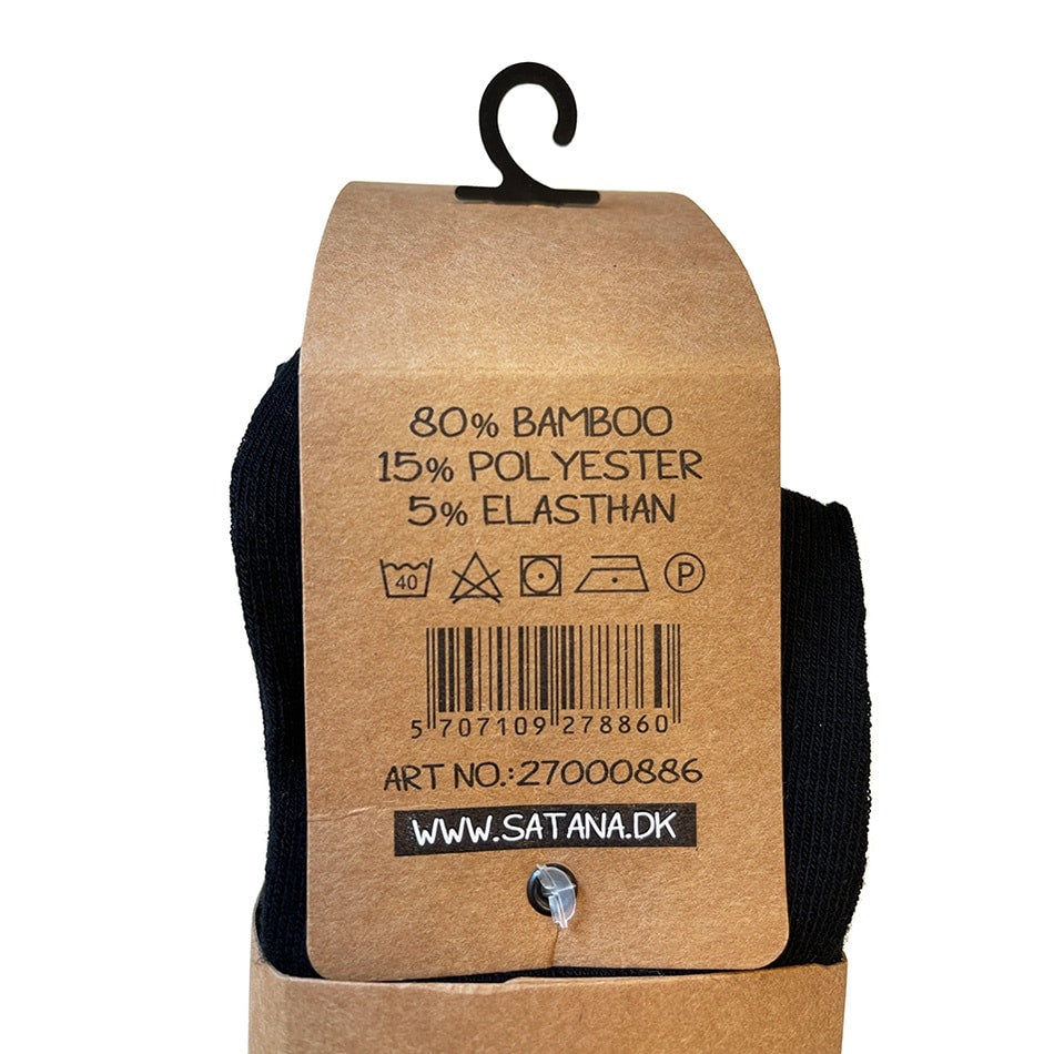 Bambus Strømper 10 par (sort)
