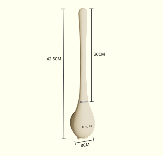 PureBrush | Elegant WC-børste med antibakterielt silikonehoved