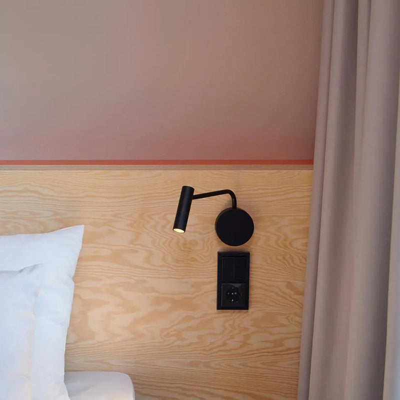 Orr LED-vägglampa | Modern design | Svart/Vit/Guld | Vardagsrum och sovrum | Metall och akryl | IP20 | 110-240V