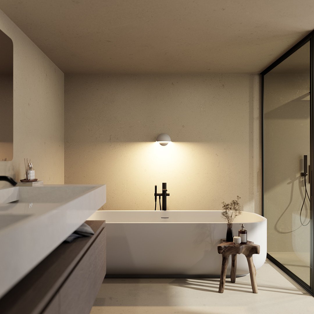 APOLLO | Mat Sort Moderne Wandleuchte | Verstellbare Lesebeleuchtung | Hochwertige