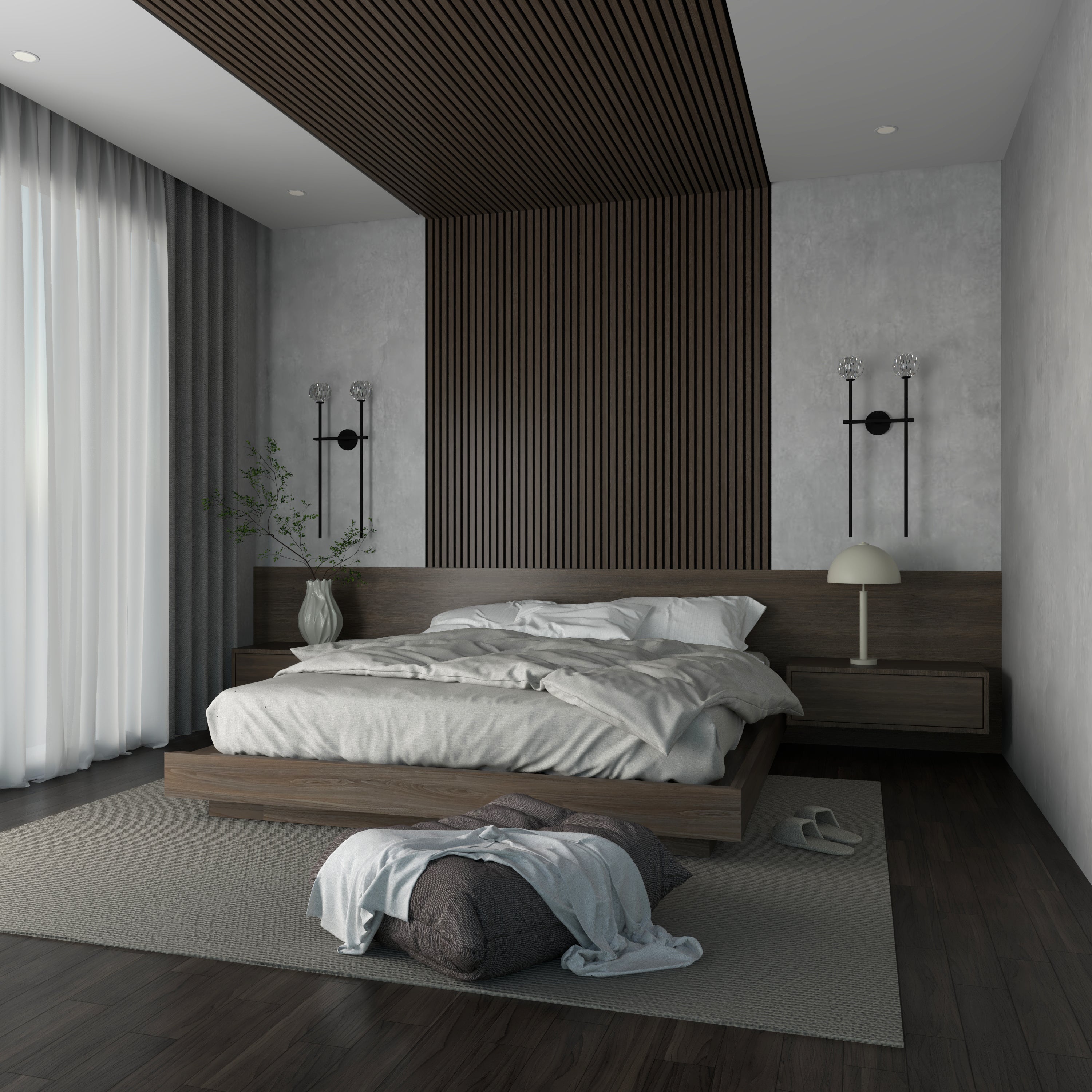 Dua Lux | Applique murale élégante au design minimaliste moderne | Noir, or ou argent | Haute qualité et installation facile | Idéale pour salon,