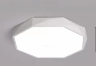 LuminaPolygon Loftbelysning | Moderne Femkantet LED | Nutidigt Design | Jern og Akryl | 220V