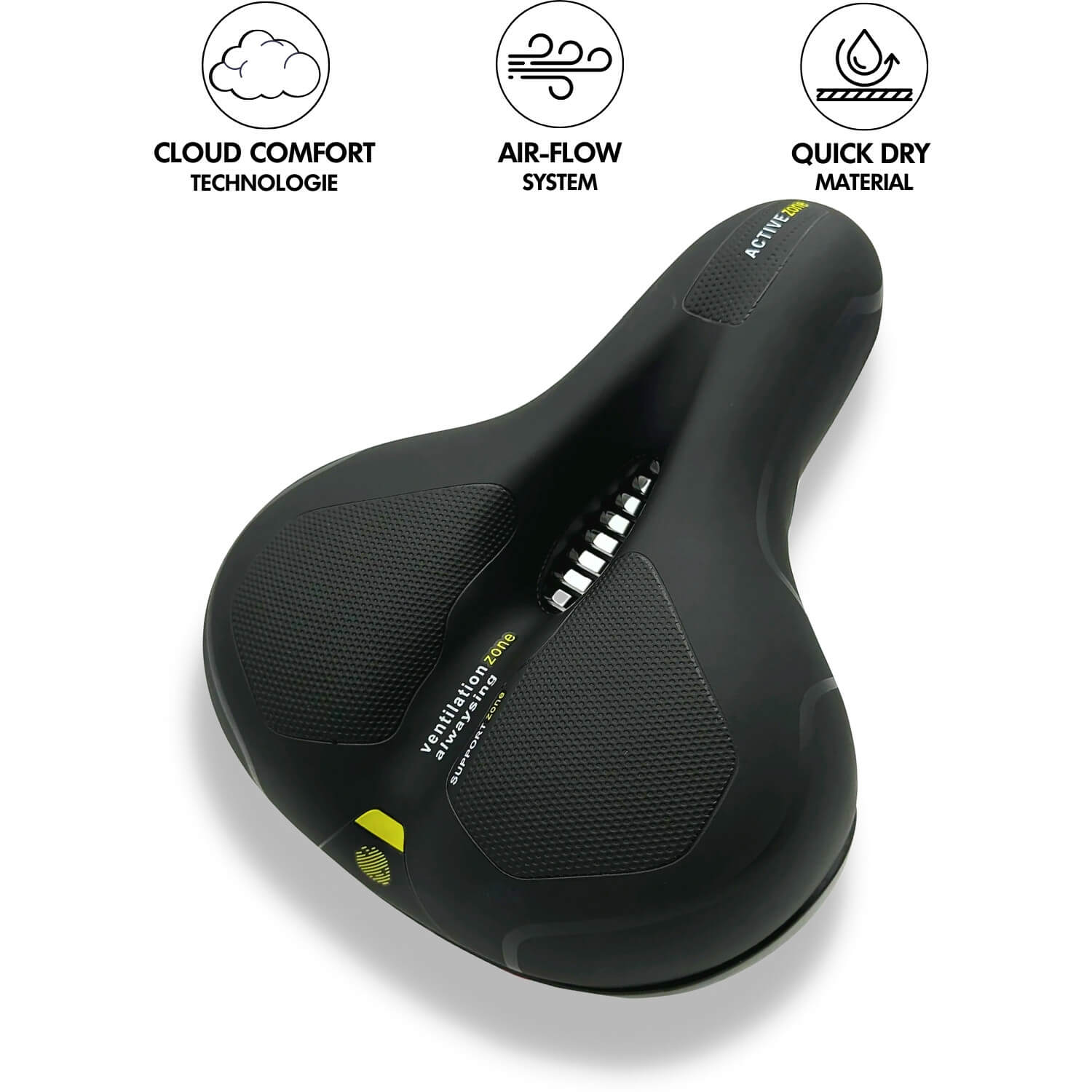 CLOUDCOMFORT PRO | Ergonomisk Cykelsadel | Smertelindring | Komfortabel | Cykeltilbehør | Sport & Fritid