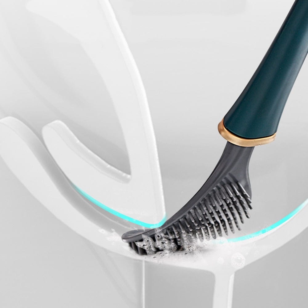 PureBrush | Elegant WC-børste med antibakterielt silikonehoved