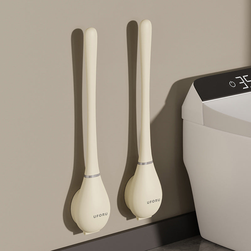PureBrush | Elegant WC-børste med antibakterielt silikonehoved