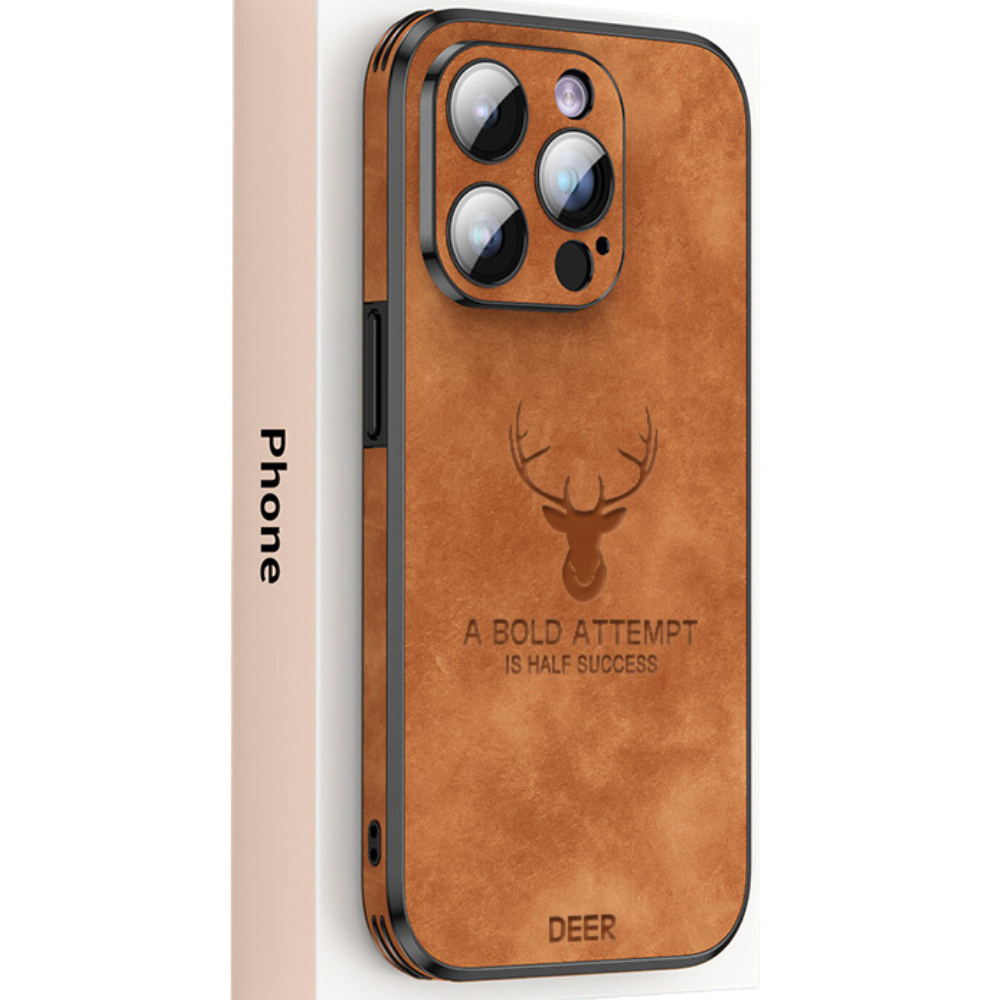 Læderetui til iPhone | Stilrent Design | Stødsikker Beskyttelse | Høj Kvalitet | Tilpasset Pasform | Fås i Flere Farver | Let og Slankt design | Stilfuldt Cover
