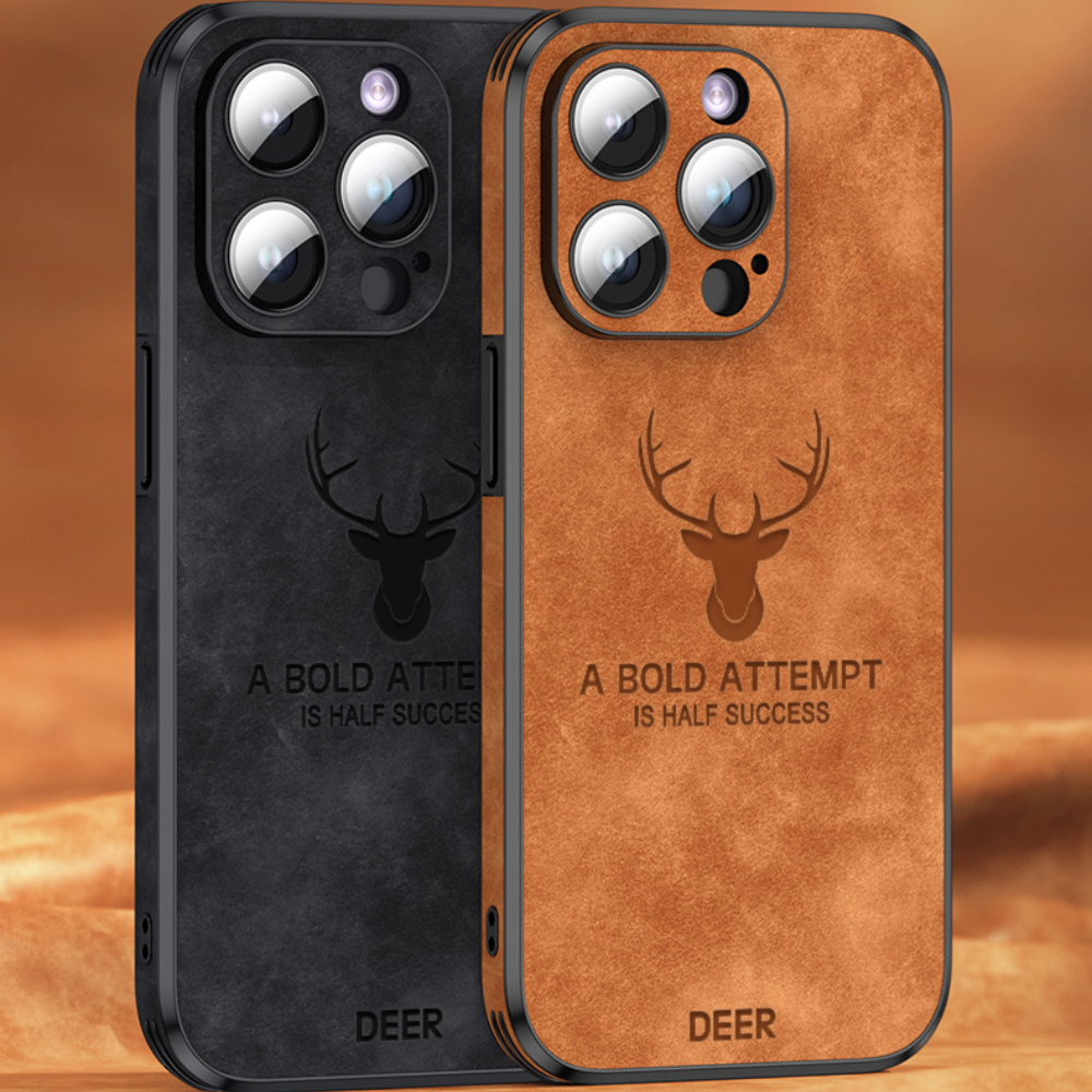 Læderetui til iPhone | Stilrent Design | Stødsikker Beskyttelse | Høj Kvalitet | Tilpasset Pasform | Fås i Flere Farver | Let og Slankt design | Stilfuldt Cover