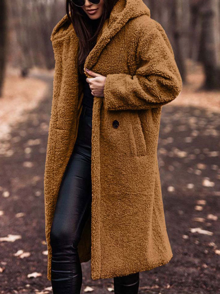 MonAmi | Blød damejakke i teddystof | Stilfuld oversized pasform | Perfekt til kølige aftener | Komfortabelt og holdbart materiale | Trendy design til enhver anledning