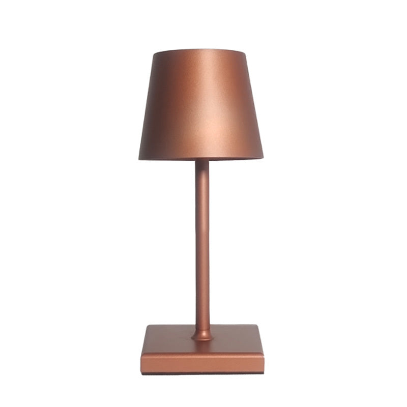 Sanne™ | Lampe de table LED portable | Design étanche | Luminosité réglable | Aluminium inoxydable | Sans fil & rechargeable | Design élégant de