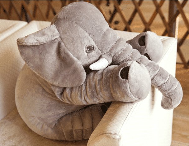 Elefant krammebamse 30 eller 50 cm. (kramme bamse)