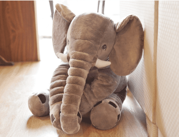 Elefant krammebamse 30 eller 50 cm. (kramme bamse)