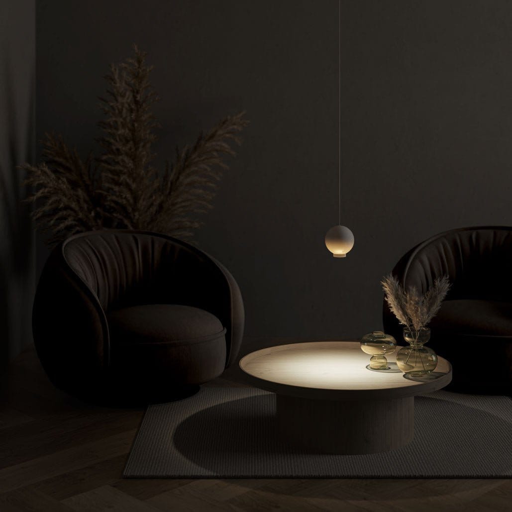 Lampe loft moderne | Design artistique | Solution d'éclairage subtile | Suspension élégante | Convient aux plafonds hauts | Finition luxueuse