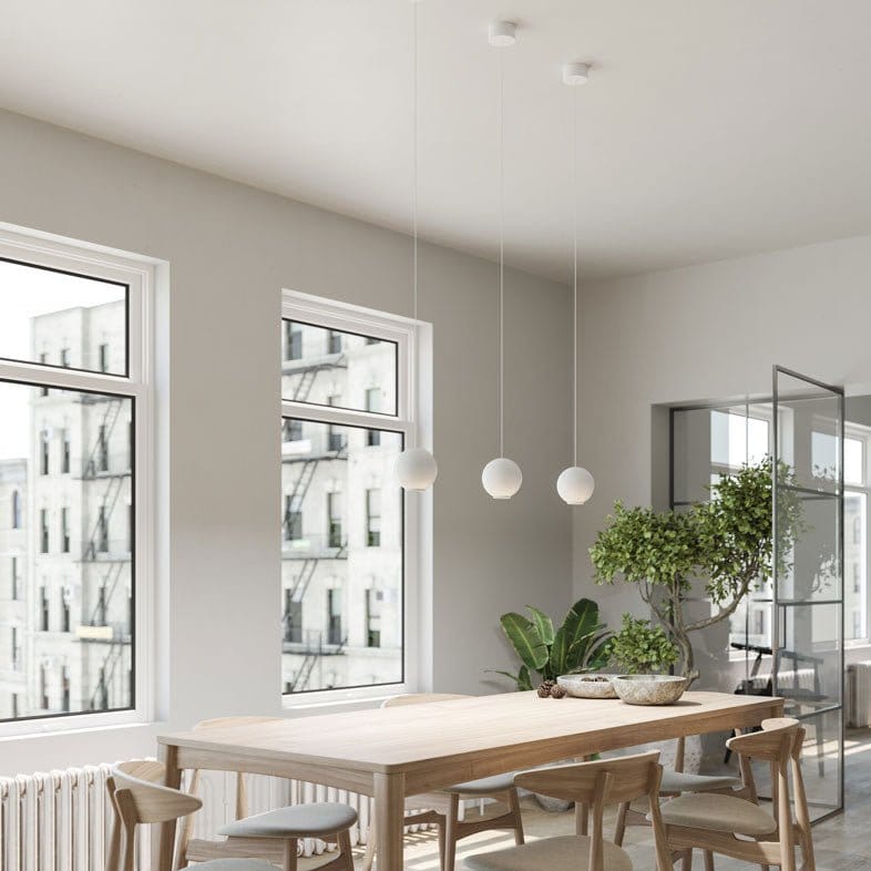 Lampe loft moderne | Design artistique | Solution d'éclairage subtile | Suspension élégante | Convient aux plafonds hauts | Finition luxueuse