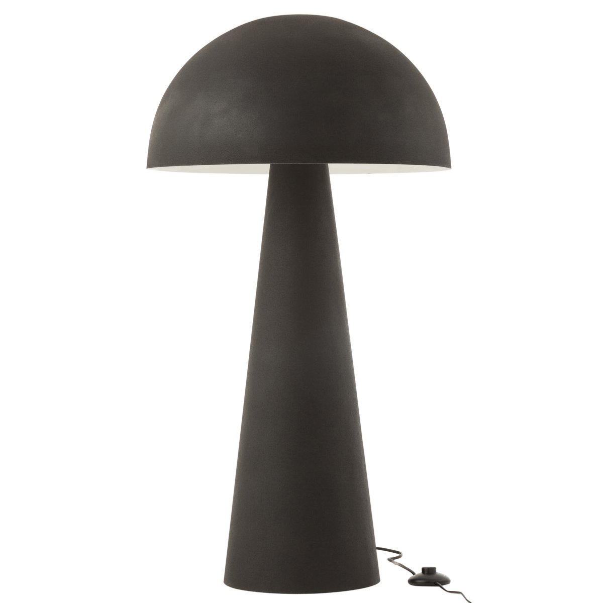 J-Line | Schwammförmige Stehlampe | Metall | Matt schwarz | 97,5 cm hoch | Ø51 cm | Modernes Design | Sofistizierte Beleuchtung | Für große Räume