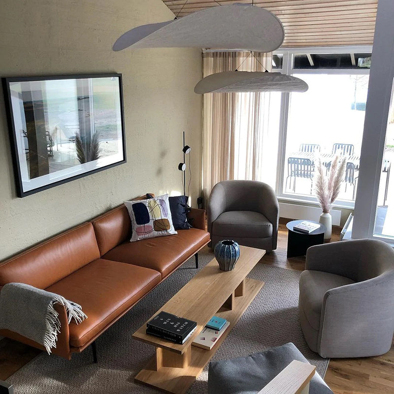 LunaLux LED-Deckenlampe | Modernes Design | Hochwertiges Metall | Weiße Kunstseide-Oberfläche | Für Schlafzimmer | Esszimmer | Wohnzimmer