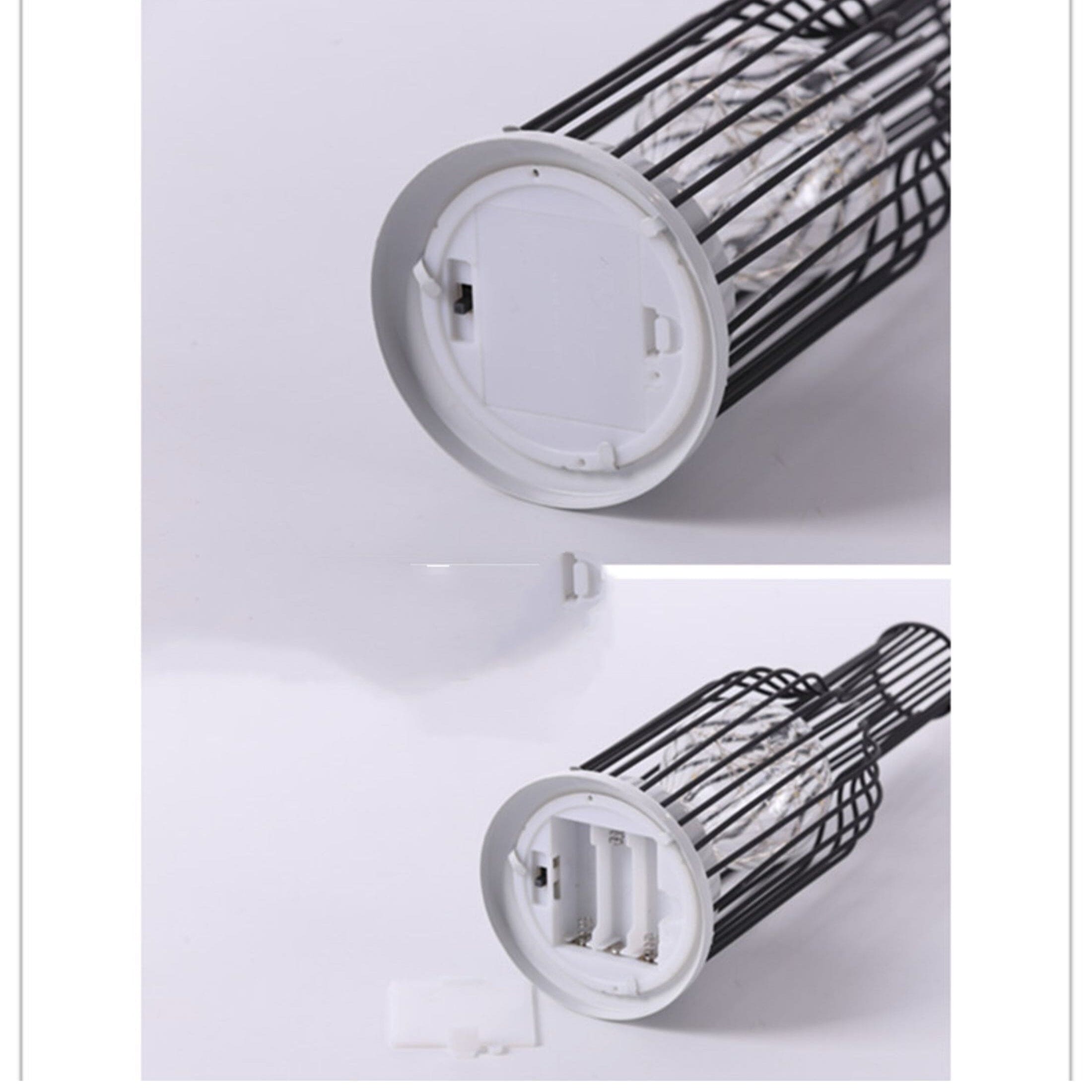 LuxeLume | Elegante Eva Luxe NoirLume | Sort Bordlampe | Modernes Design | 45 cm hoch | E27 max 60W | Kabellänge 150 cm | Ein/Aus-Schalter | Metall