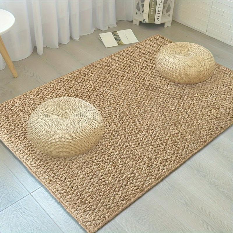 EcoWeave dørmåtte | Naturlig stil jute-look | Slidstærk polypropylen | Maskinvaskbar | Perfekt til entré