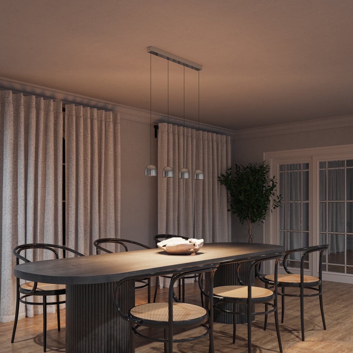 AURORA | Élégante lampe suspendue | Lampe design pour table à manger | Éclairage