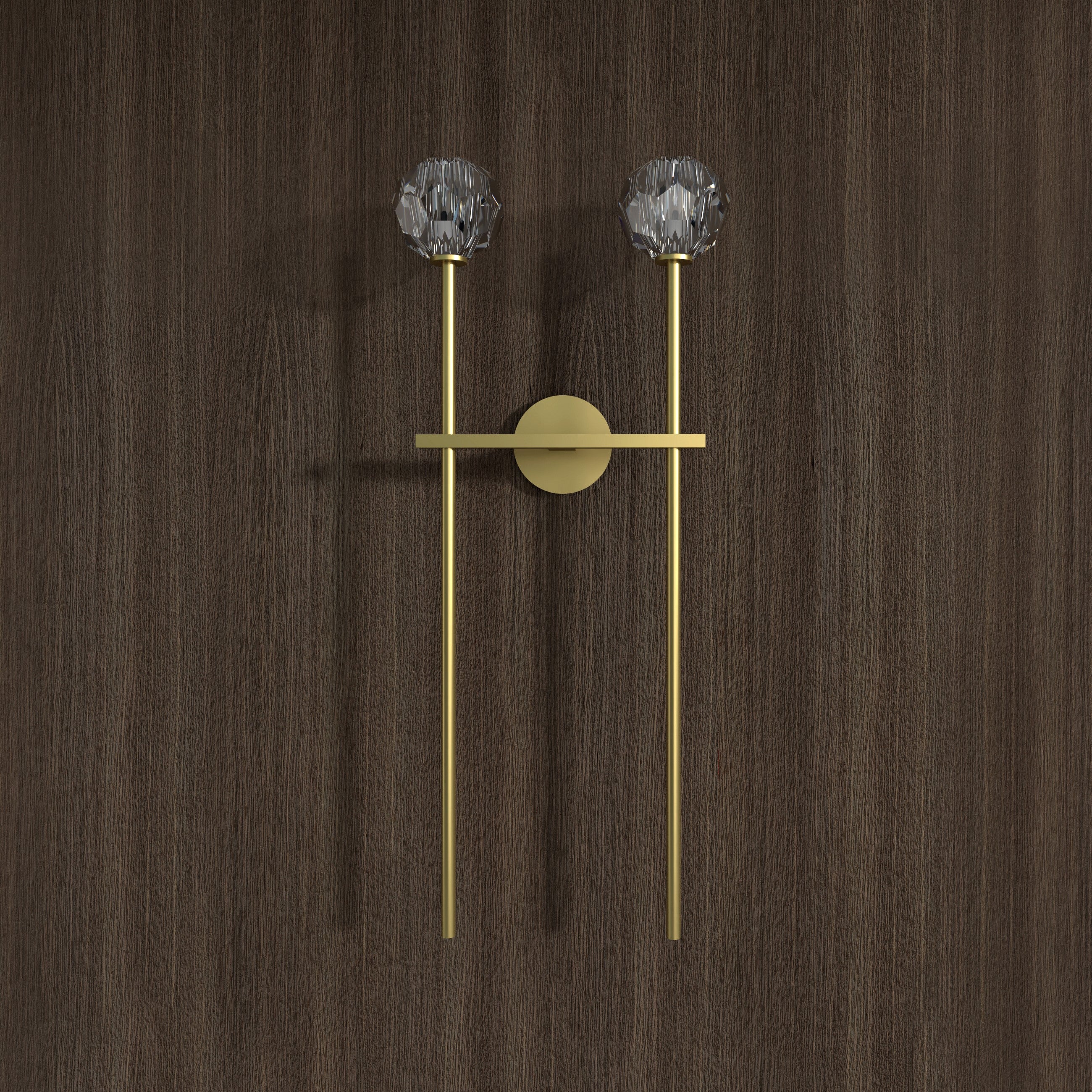 Dua Lux | Applique murale élégante au design minimaliste moderne | Noir, or ou argent | Haute qualité et installation facile | Idéale pour salon,