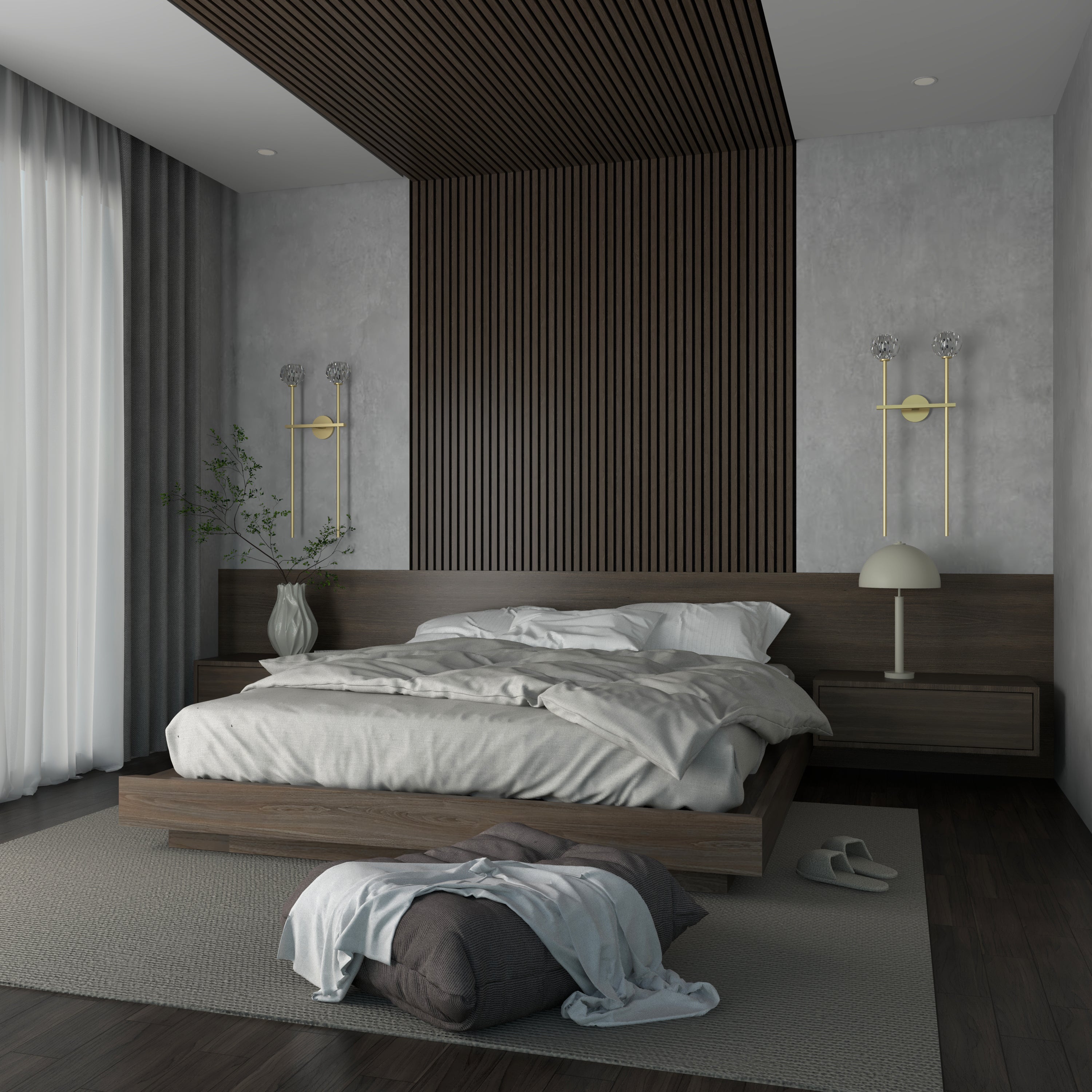 Dua Lux | Applique murale élégante au design minimaliste moderne | Noir, or ou argent | Haute qualité et installation facile | Idéale pour salon,