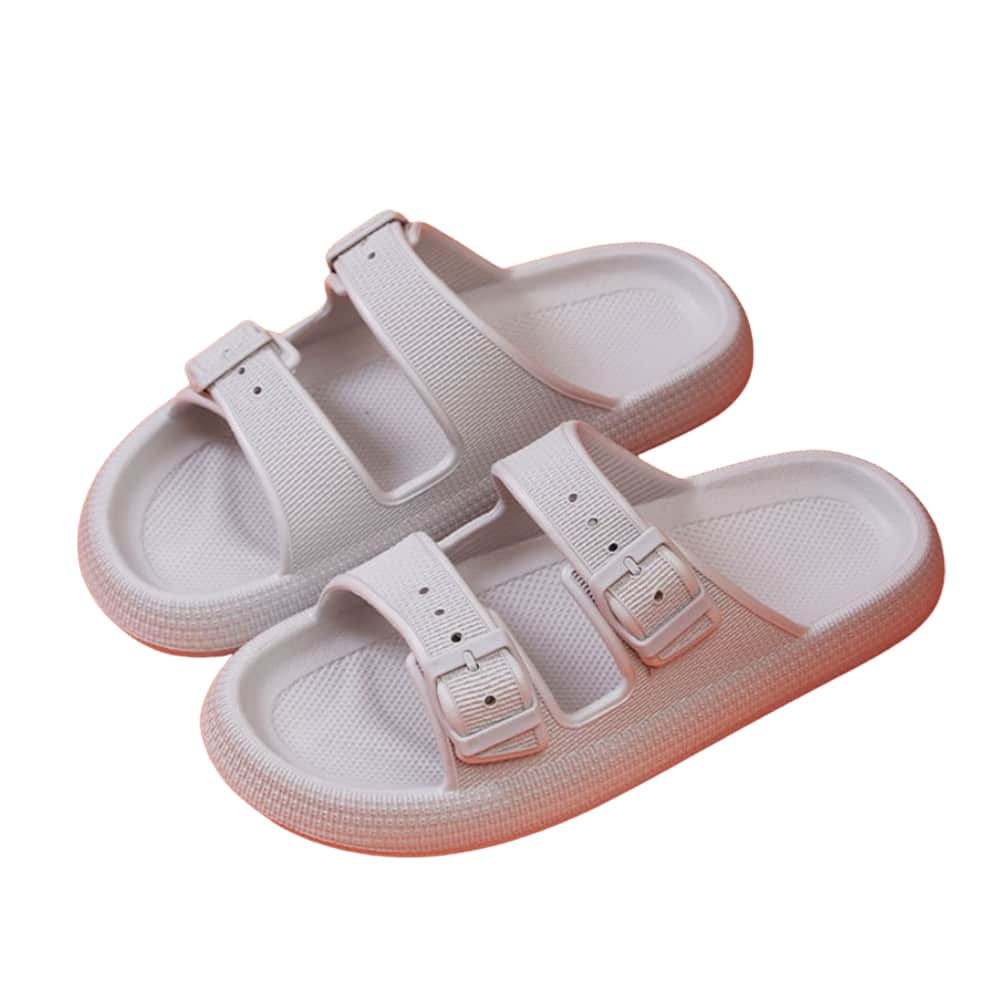 Slippers / Tøfler m/Spænde - Bløde & Skridsikre i flere flotte farver (kendt som Happy Flops)