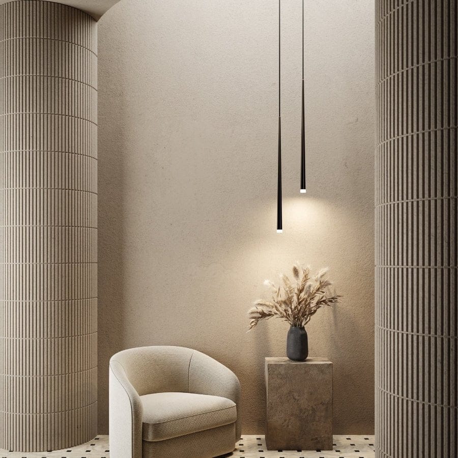 HADES | Lampe de loft LED moderne | Éclairage économe en énergie | Installation facile | Design élégant | Convient pour salon et