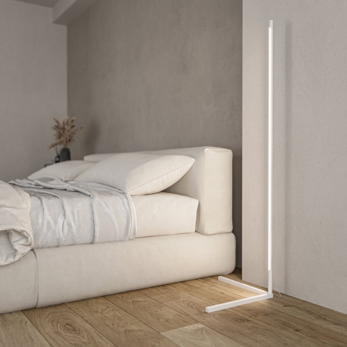 Brismo | LED | Moderne Stehlampe | Stilvolles Design | Fernbedienung | Energieeffizient | Robuste Konstruktion | Hohe Qualität | Atmosphäre