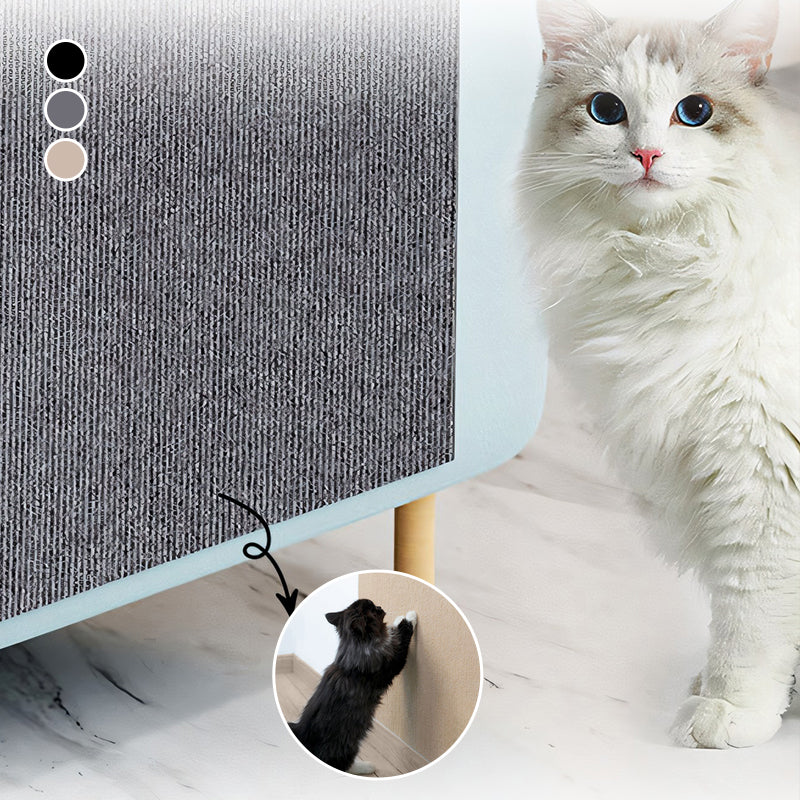 ClawSafe Selvklæbende Fibermåtte | Effektiv Møbelbeskyttelse | Katteelastik i Forskellige Størrelser | Nem Installation | Tilfredsstil Din Kats Kradsebehov