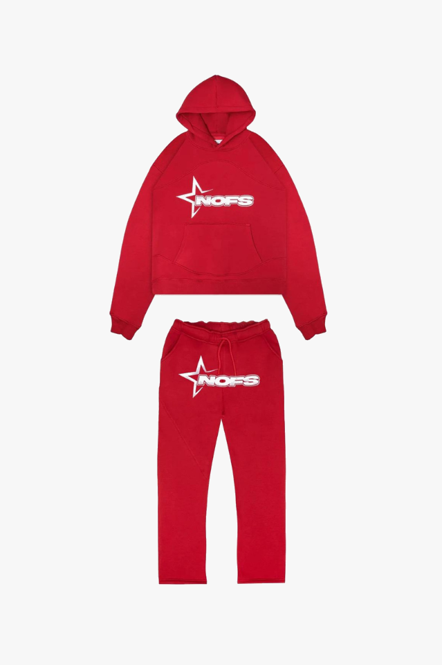 NOFS Unisex Hættetrøje Sæt | Blød Bomuldsblanding | Moderne Almindelig Pasform | Vælg mellem S til XXL | Åndbart og Komfortabelt Design