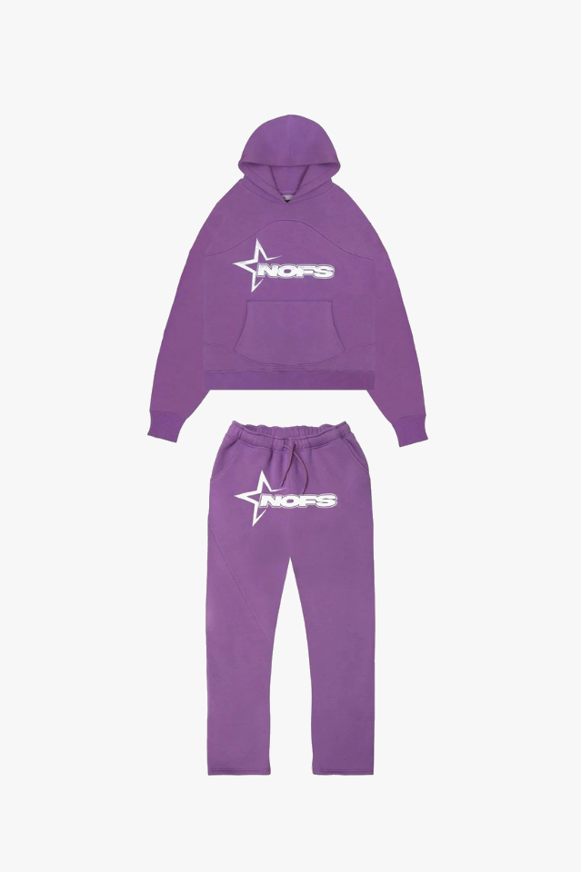 NOFS Unisex Hættetrøje Sæt | Blød Bomuldsblanding | Moderne Almindelig Pasform | Vælg mellem S til XXL | Åndbart og Komfortabelt Design