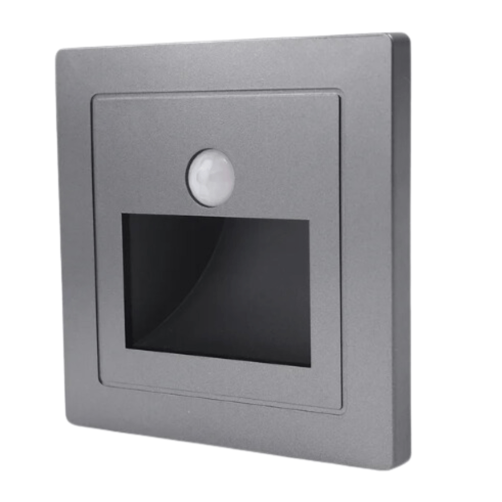 Elegante Wandleuchte für Treppen | Modernes Design | LED Beleuchtung | Verschiedene Oberflächen | Einfache Installation | Weiß | Silber | Schwarz